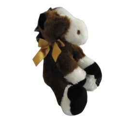 ARCHIES RUSS SHINING POLYSTER STUFFED TOY BROWN HORSE (NON-TOXIC) BEST GIFT FOR ALL – 20 CM (MULTICOLOR)