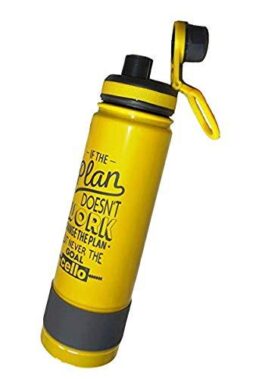 Cello Target Thermos Flask Bottle Hot & Cold – Yellow –  700 ml