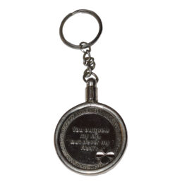 Archies Gray Metal Lucky Coin Key chain  Keyring For Son