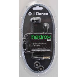 iDance Hedrox IN30 Wired Headset  (Black, In the Ear)