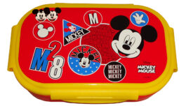 MICKEY MOUSE M28 CHEF BITE PLASTIC LUNCH TIFFIN BOX 2 CONTAINERS LUNCH BOX (900 ML)