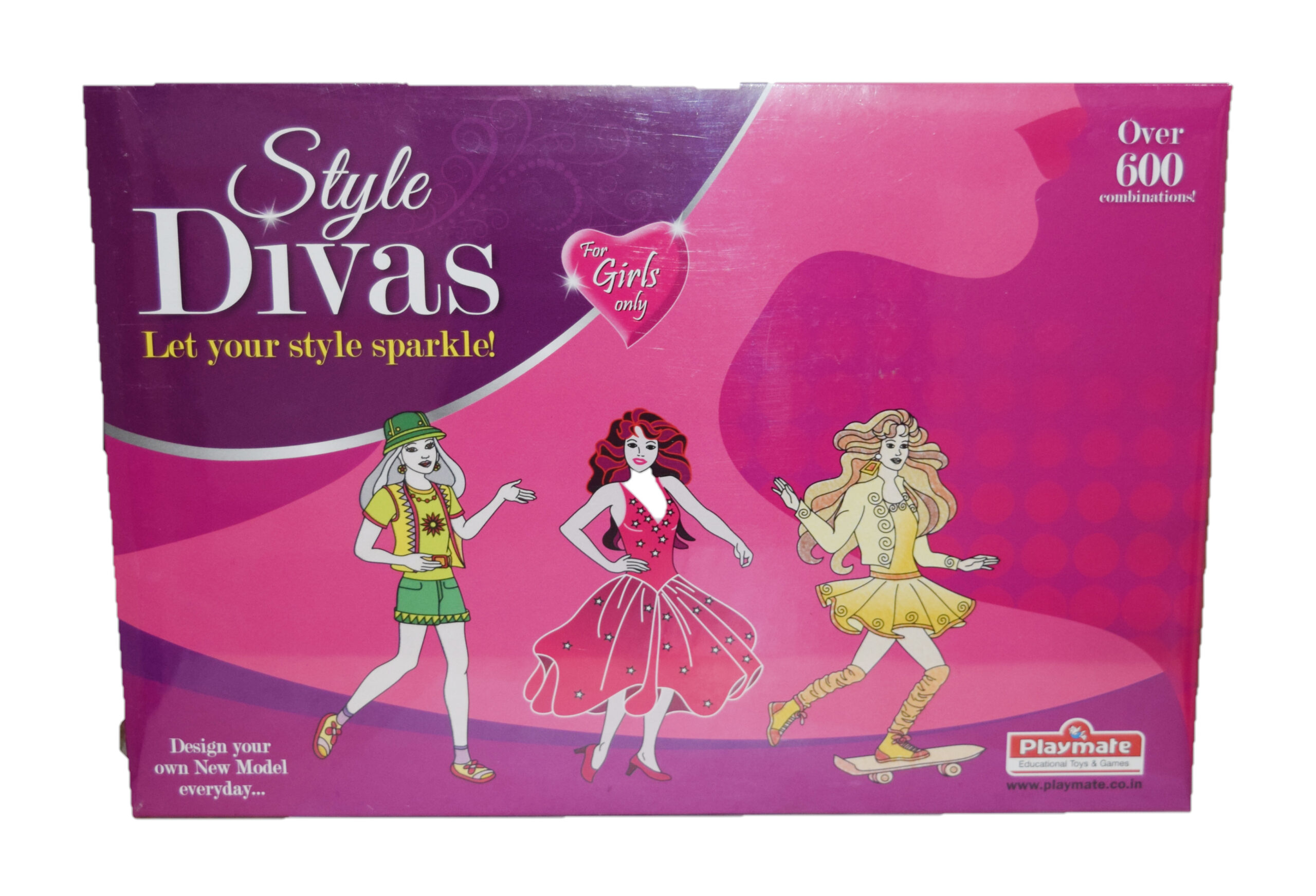 PLAYMATE STYLE DIVAS LET YOUR STYLE SPARKLE DESIGN YOUR OWN NEW MODEL EVERYDAY GIFT FOR GIRLS