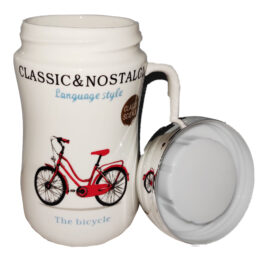 IOSA CLASSIC & NOSTALGIA THE BICYCLE CERAMIC COFFEE / TEA MUG