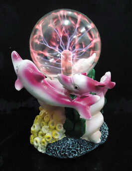 Iosa Dolphin Magic Plasma Light Induction Ball Night Lamp  (14 cm, Multicolor)