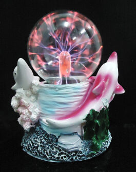 Iosa Dolphin Magic Plasma Light Induction Ball Night Lamp  (14 cm, Multicolor)