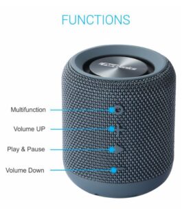 PORTRONICS SOUND DRUM WIRELESS BLUETOOTH 4.2 STEREO USB WITH FM SPEAKER