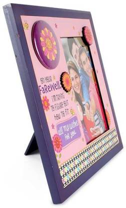 FAREWELL WOODEN STAND WITH QUOTATION PHOTO FRAME