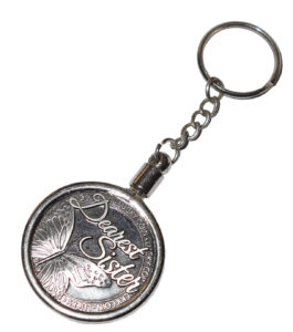 Archies Gray Metal Sister Classic Keyrings