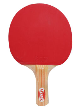 TABLE TENNIS SINGLE RACQUET RACKET BAT – Pack Of 1 – Red