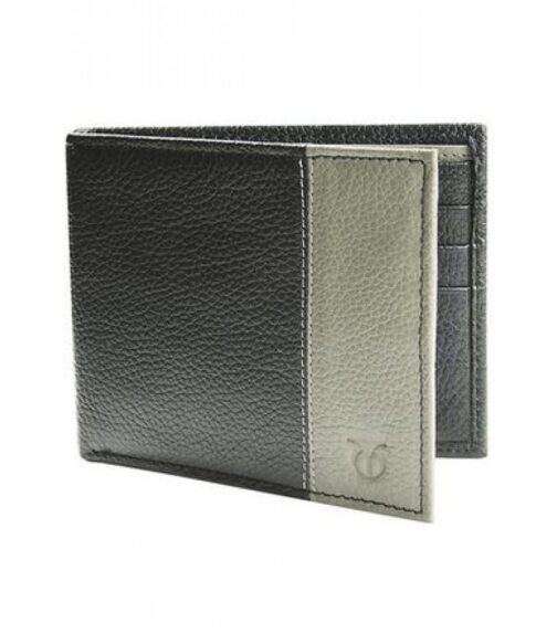 TITAN NAVY & GRAY BIFOLD LEATHER CASUAL WALLET TW174LM1BU