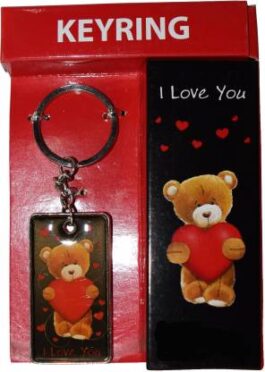 Archies Stainless Steel Love Key Chain For Your Love