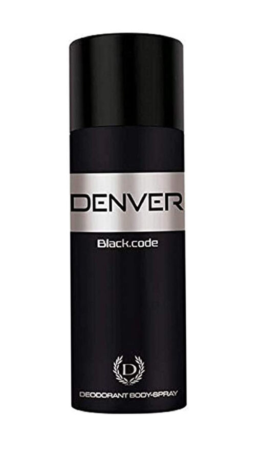 DENVER BLACK CODE MEN’S BODY SPRAY DEODORANT 150ml