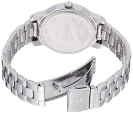 FASTRACK YELLOW DIAL SILVER STRAP WATCH FOR WOMEN 6127SM02