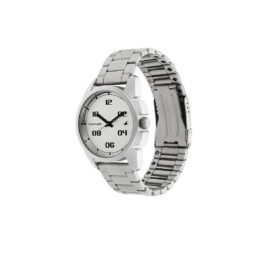 FASTRACK ANALOG WHITE DIAL STAINLESS STEEL STRAP WATCH FOR MEN 3124SM01