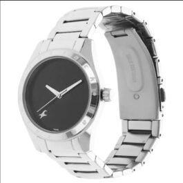 FASTRACK ANALOG BLACK DIAL STAINLESS STEEL  STRAP WATCH FOR WOMEN 6057SM03