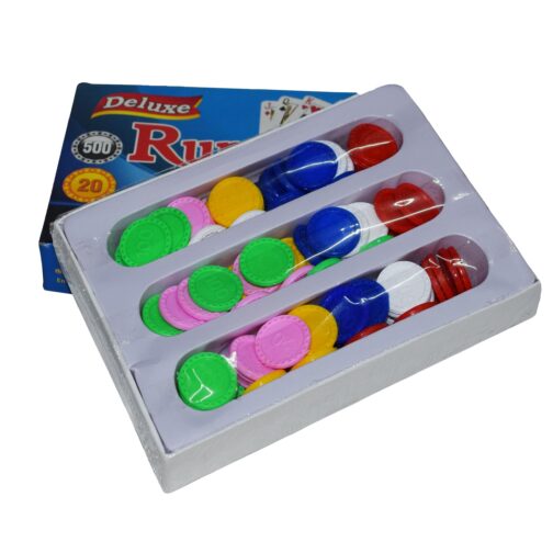 DELUXE RUMMY COUNTERS INTERLOCKING CONTAIN 120 COUNTERS - Image 3