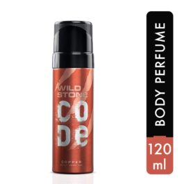 WILD STONE CODE COPPER NO GAS BODY PERFUME FOR MEN LONG LASTING ENERGETIC FRAGRANCE 120 ML