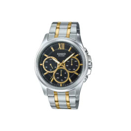 CASIO ENTICER TWO TONE MULTI DIAL MEN’S WATCH A1775