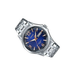 CASIO ANALOG CUT GLASS BLUE DIAL WATCH FOR MEN MTP-E120DY-2AVDF – A1557