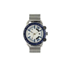 FASTRACK DENIM COLLECTION SILVER DIAL ANALOG WITH DATE WATCH WITH STAINLESS STEEL STRAP FOR GUYS 3188KM01
