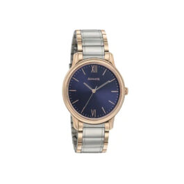 SONATA BEYOND GOLD BLUE DIAL ANALOG WATCH FOR MEN 7128KM01