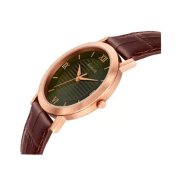 SONATA BEYOND GOLD OLIVE GREEN DIAL ANALOG WATCH FOR MEN 77108WL01