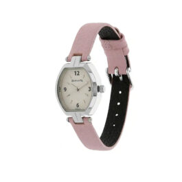SONATA ANALOG DIAL PINK LEATHER STRAP WATCH FOR WOMEN 8083SL01