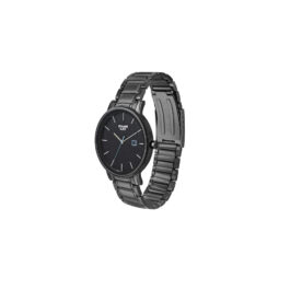 SONATA SLEEK BLACK DIAL STAINLESS STEEL WATCH FOR MEN 7131NM02