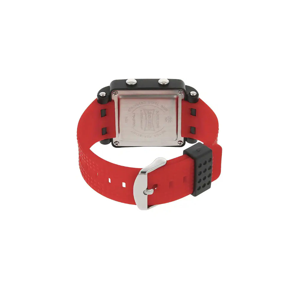 SONATA FIBER GREY DIGITAL WATCH FOR BOYS 77043PP03