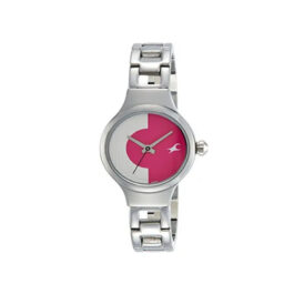 FASTRACK PINK DIAL WOMEN WATCH 6134SM02