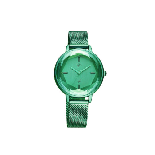 FASTRACK GREEN DIAL WOMEN WATCH 60010QM03